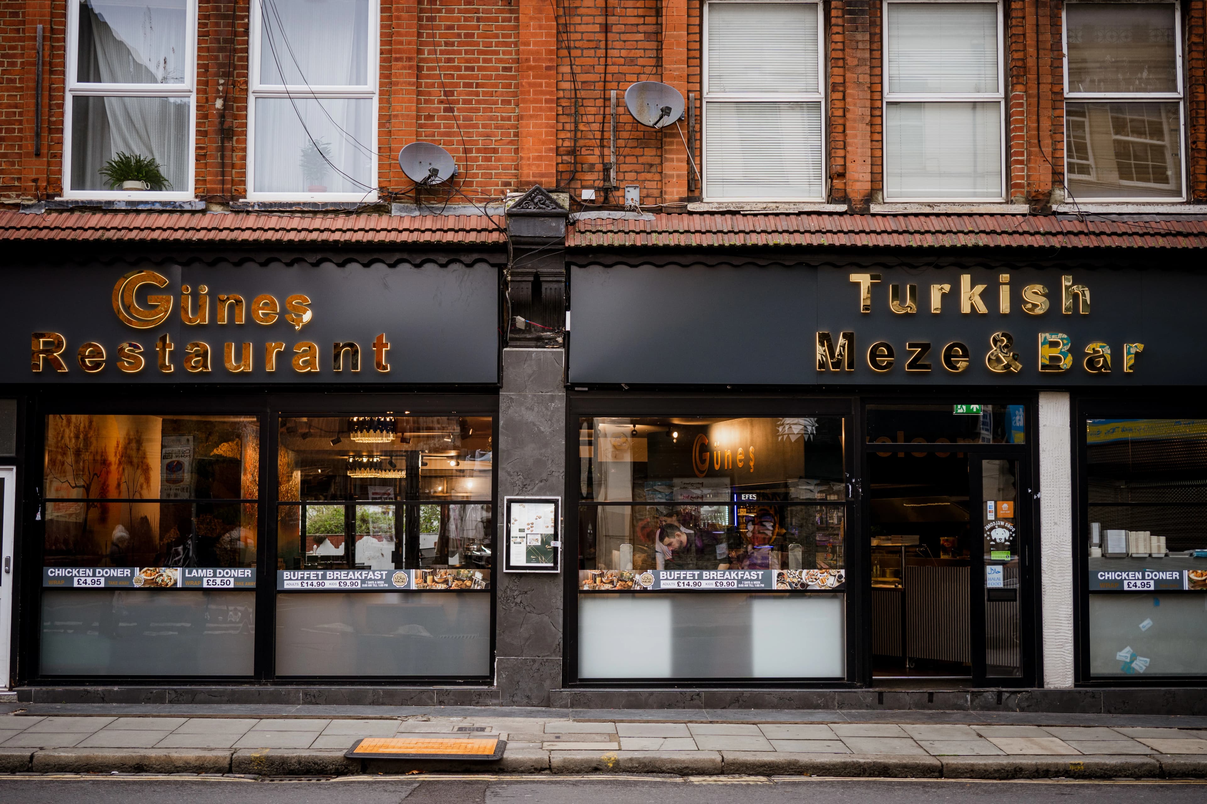 Gunes Restaurant Anatolian and Mediterranean ambiance